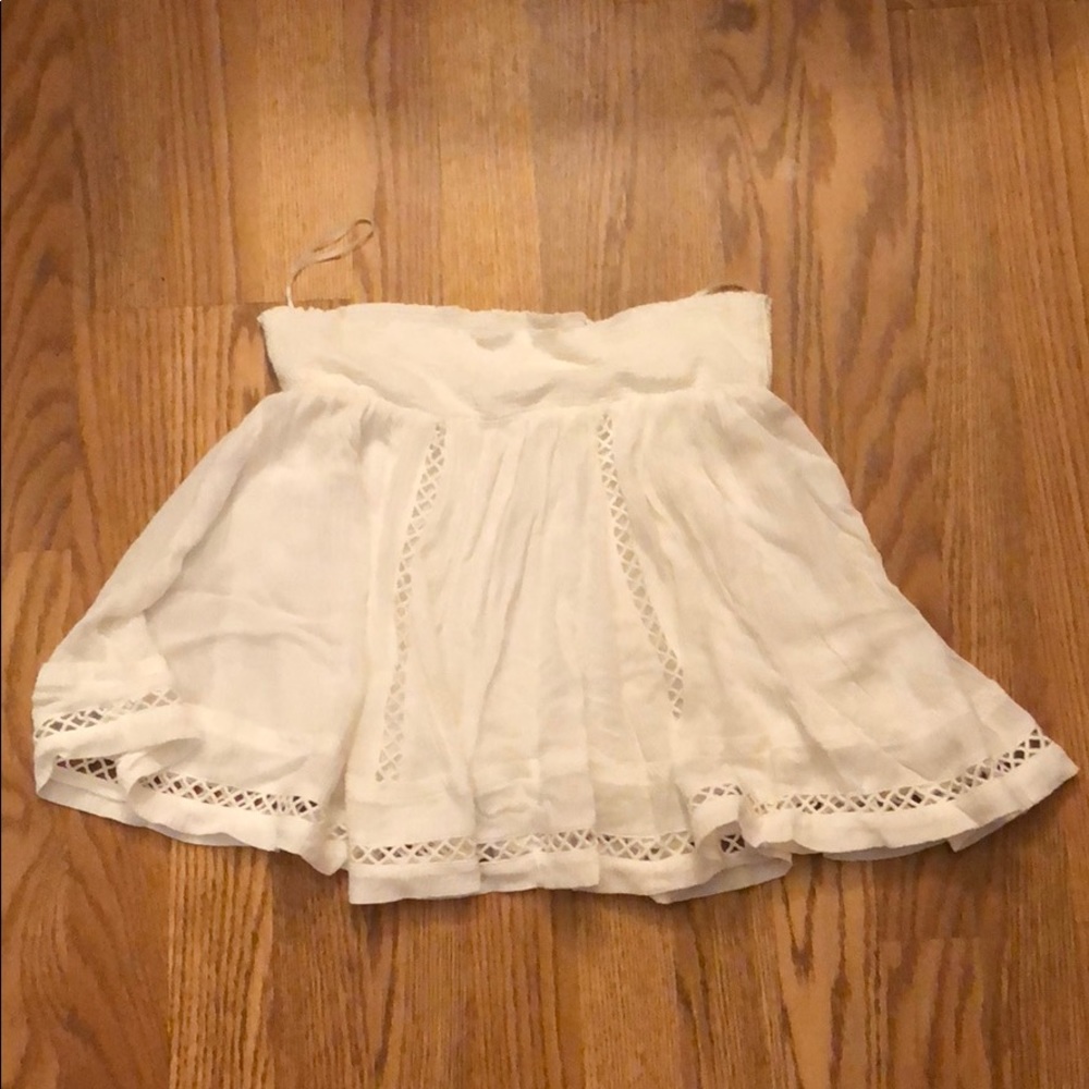 White LF Rumor Skirt